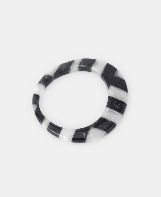 Women Bracelet | Grey Translucent Resin Bracelet by Spanish designer Adolfo Dominguez