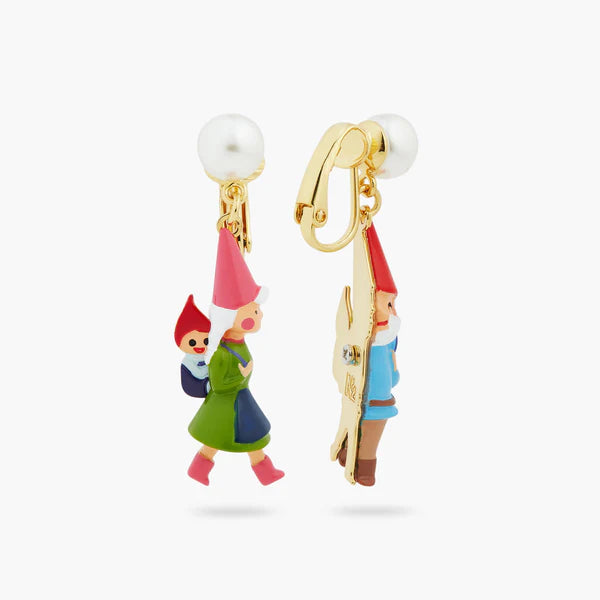 Hiking Garden Gnome Family Earrings | ASCP1071