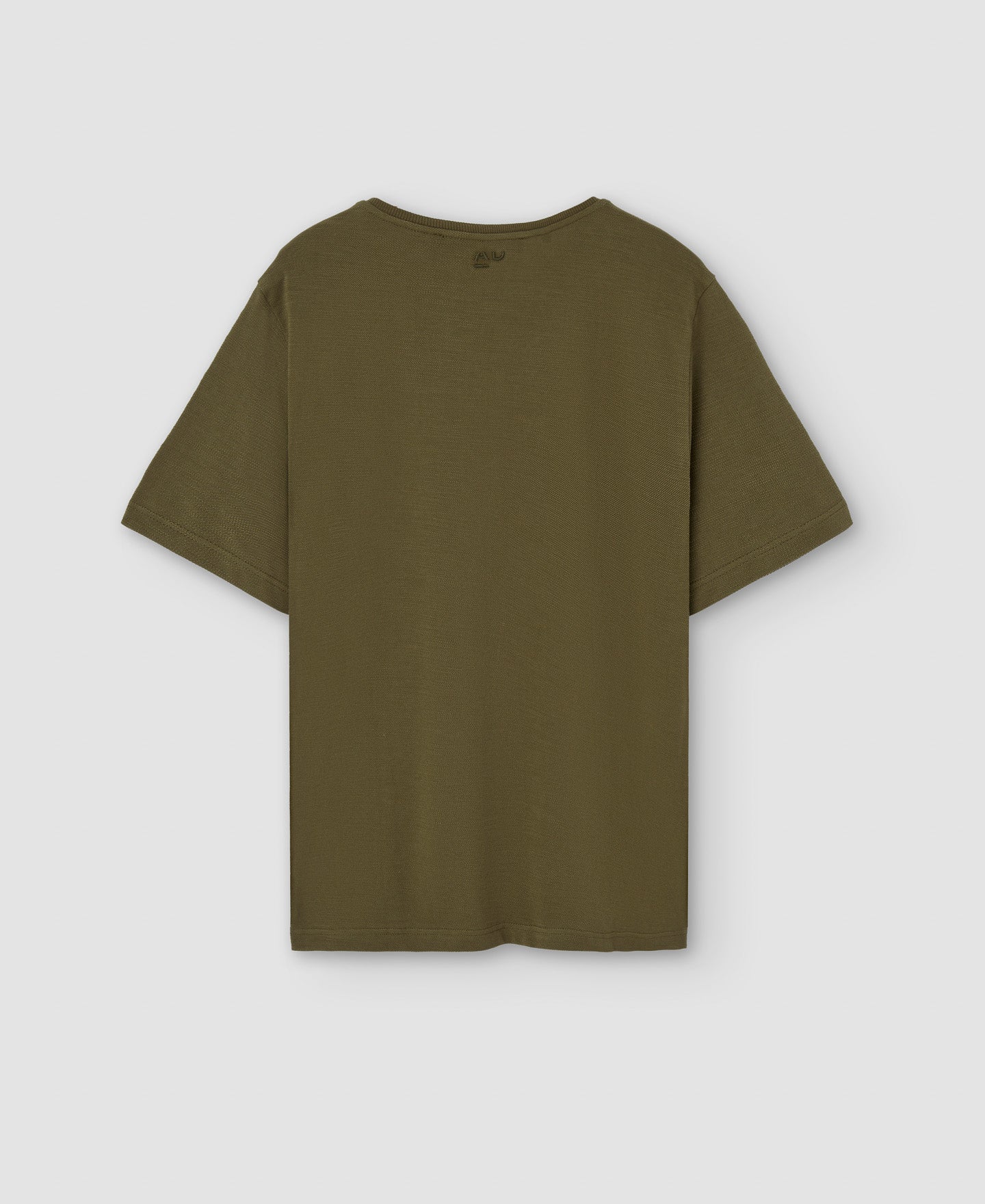 Men T-Shirt (Short Sleeve) | Khaki T-Shirt by Spanish designer Adolfo Dominguez