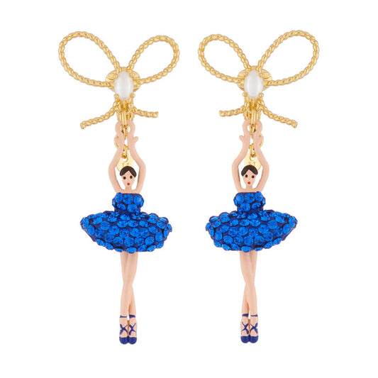 Pas de Deux Lux Sapphire Earrings | AJDDL108C/1