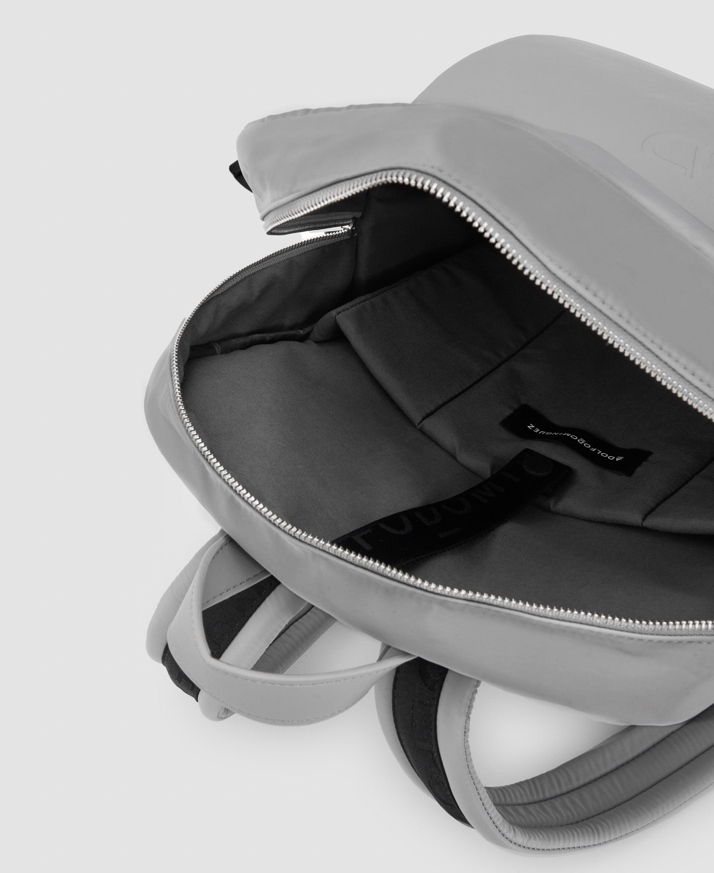 Men Bags | Light Grey Back Pack by Spanish designer Adolfo Dominguez