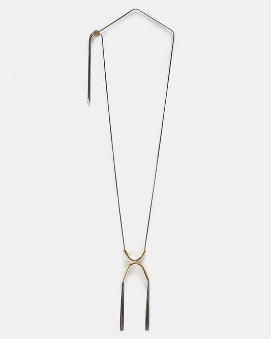 Women Necklace | Long Necklace With Fringed Pen by Spanish designer Adolfo Dominguez