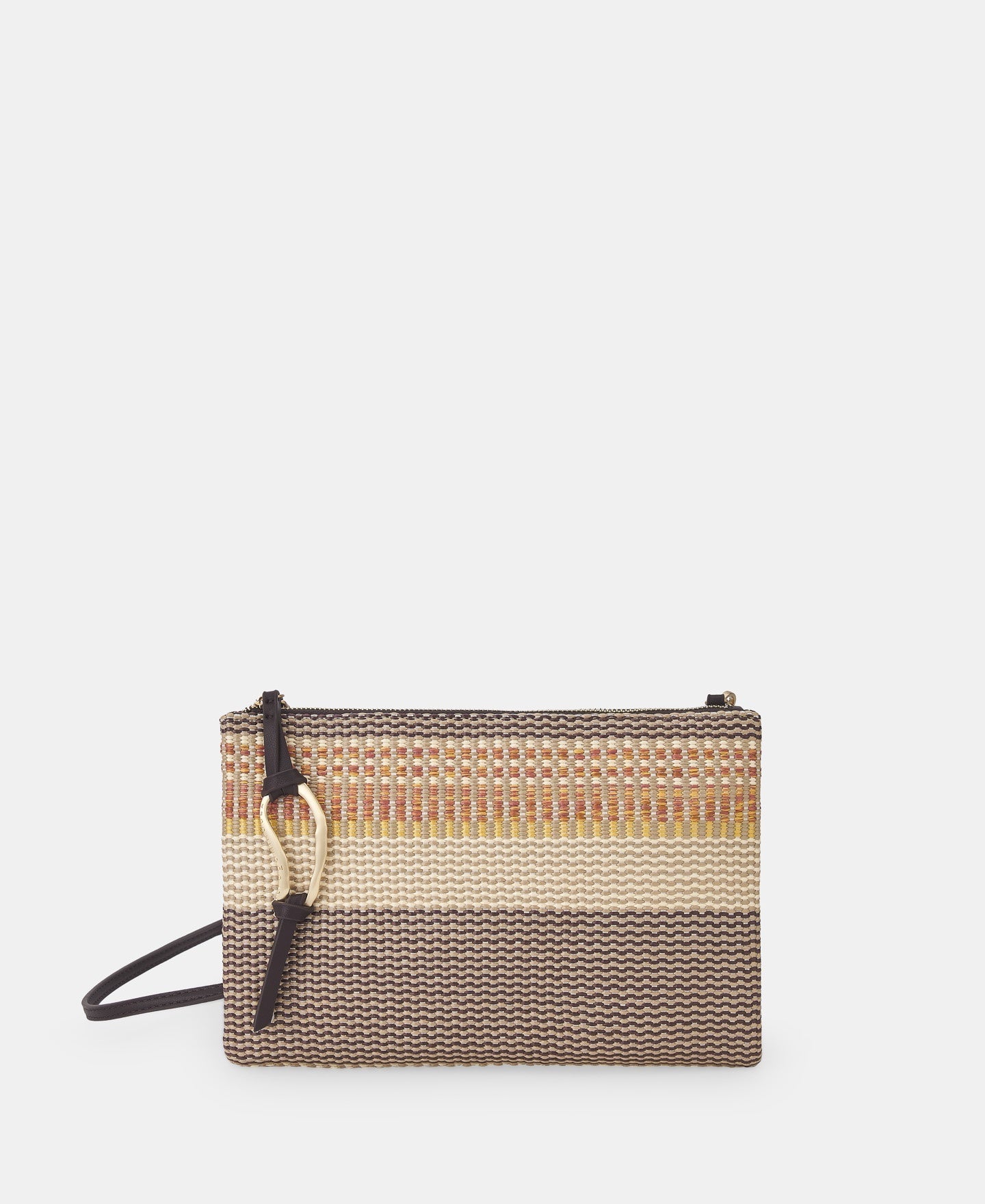 Women Bags | Multicolor Flat Raffia Crossbody Bag by Spanish designer Adolfo Dominguez