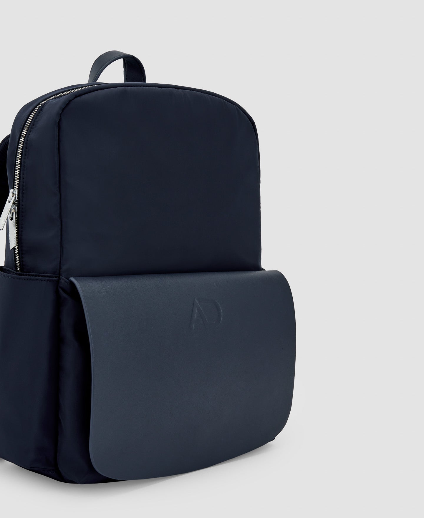 Men Bags | Navy Blue Back Pack by Spanish designer Adolfo Dominguez