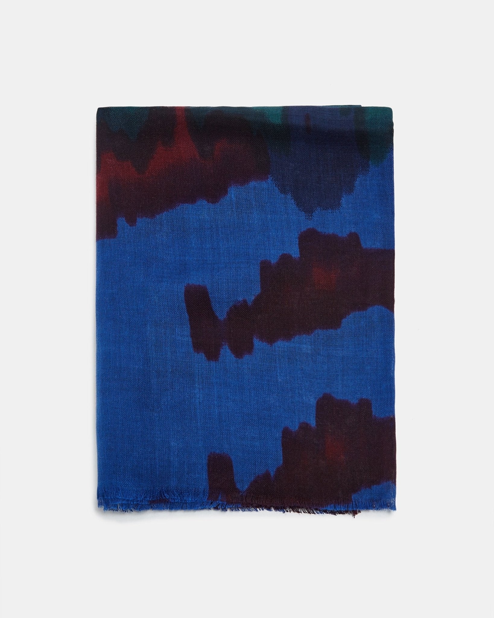 Women Shawl | Printed Abstract Scarf by Spanish designer Adolfo Dominguez