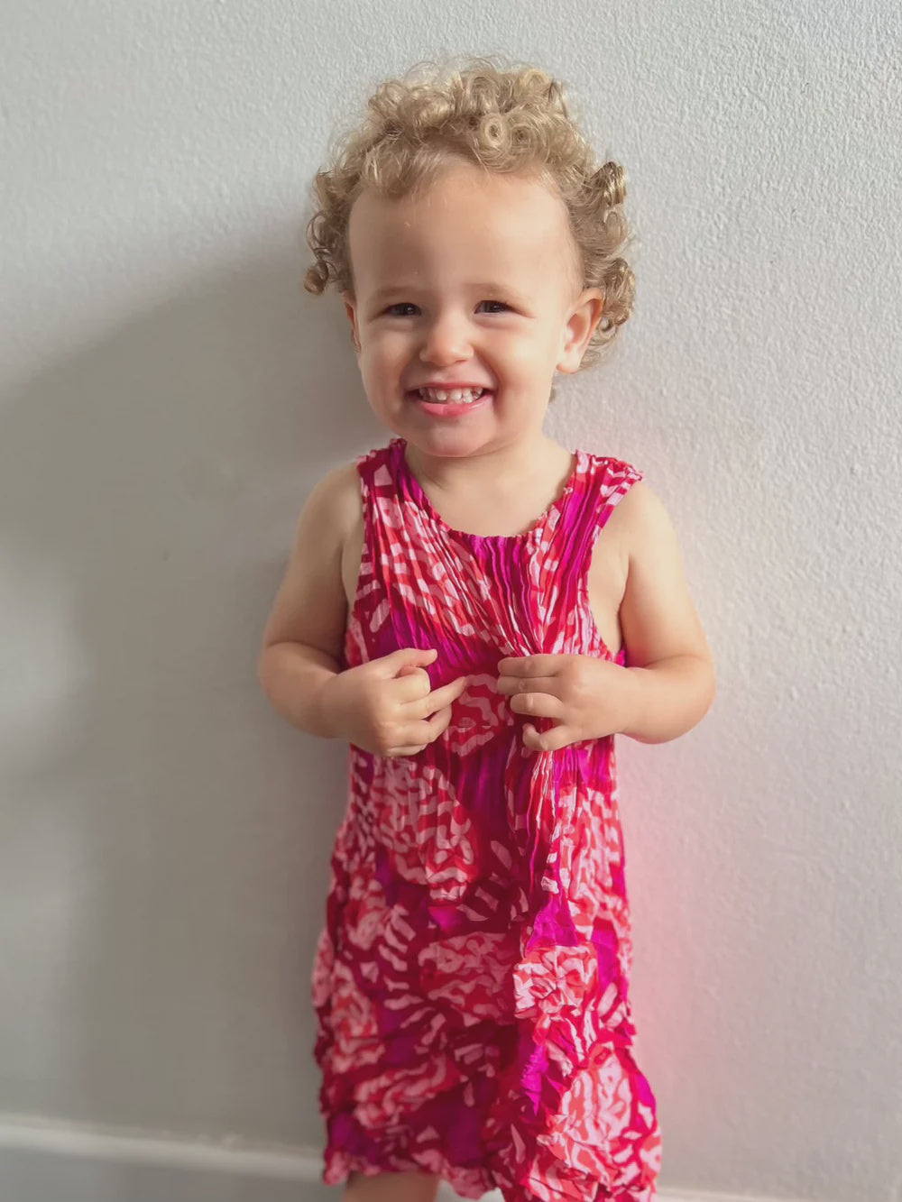 Mini Smash Pocket Dress | Pink Cockatoo