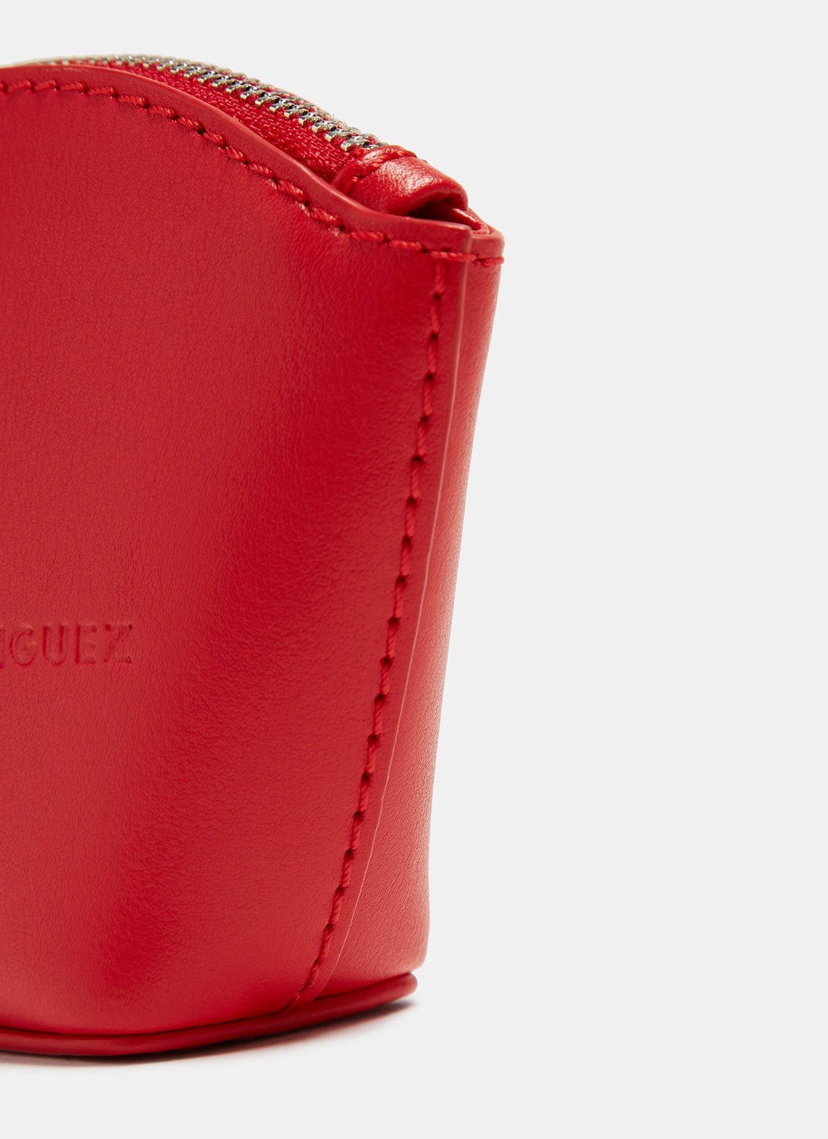 Women Wallet | Red Vachetta Leather Clutch With Logo by Spanish designer Adolfo Dominguez