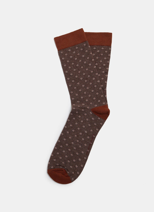 Men Socks | Tórtora Low Cut Socks With Two-Tone Motif by Spanish designer Adolfo Dominguez