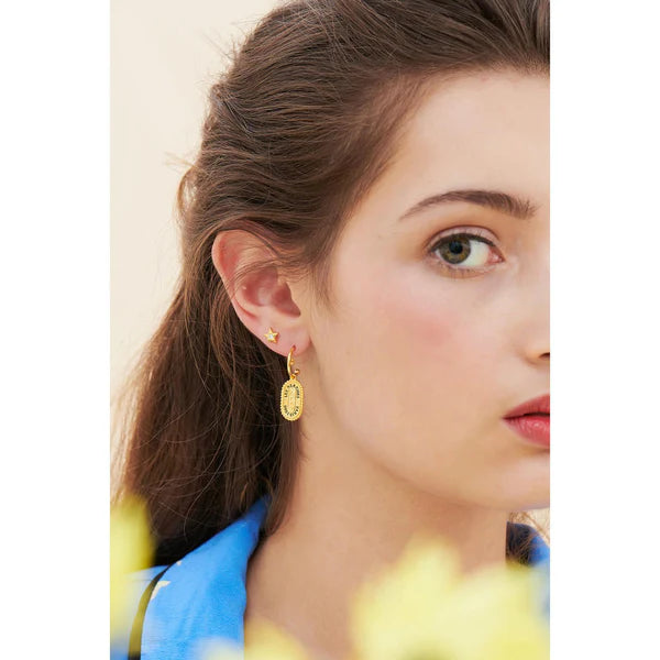 Virgo Zodiac Sign Earrings | ANCS1061