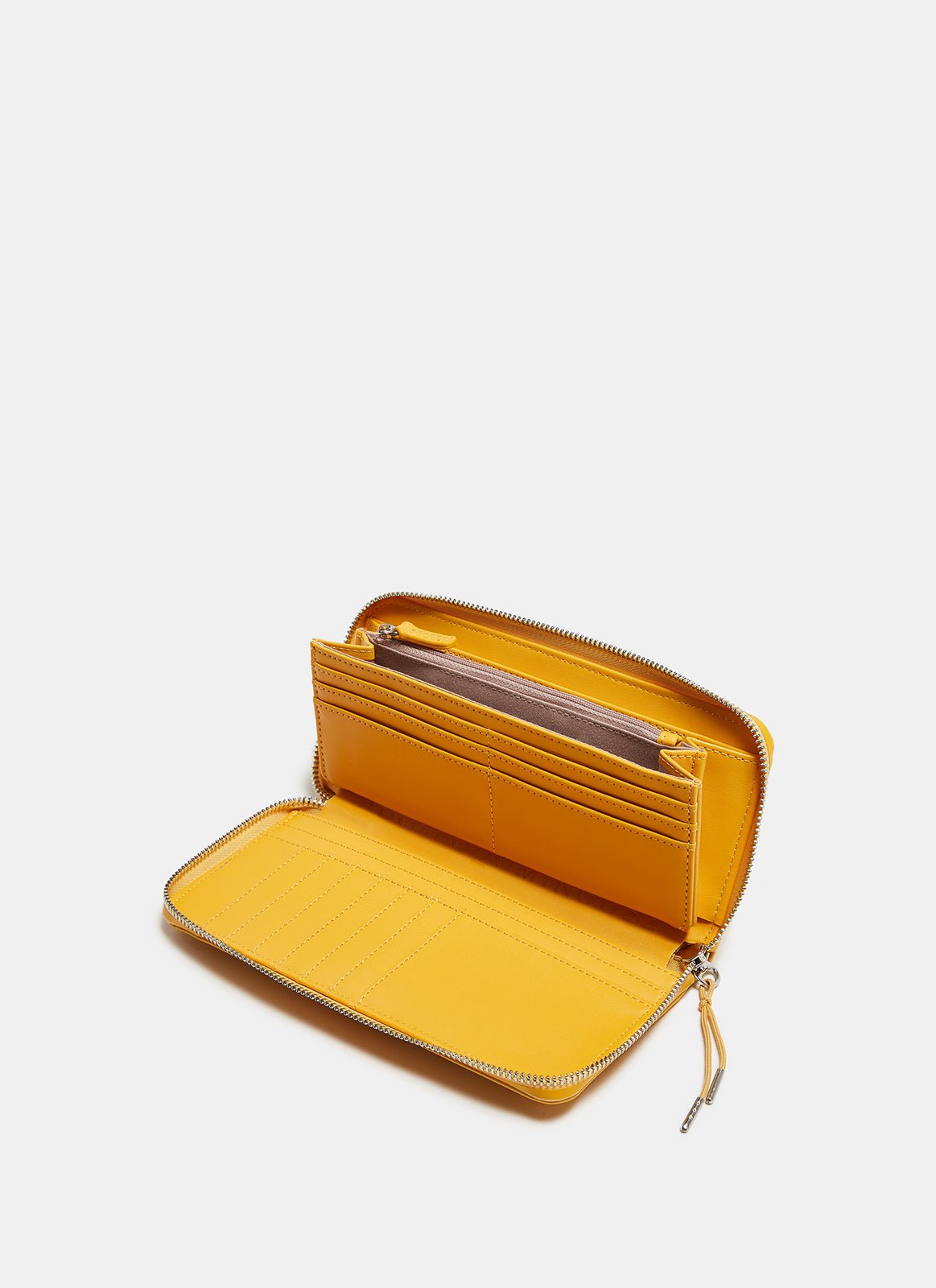 Women Wallet | Yellow Technical Nylon Rectangular Purse by Spanish designer Adolfo Dominguez