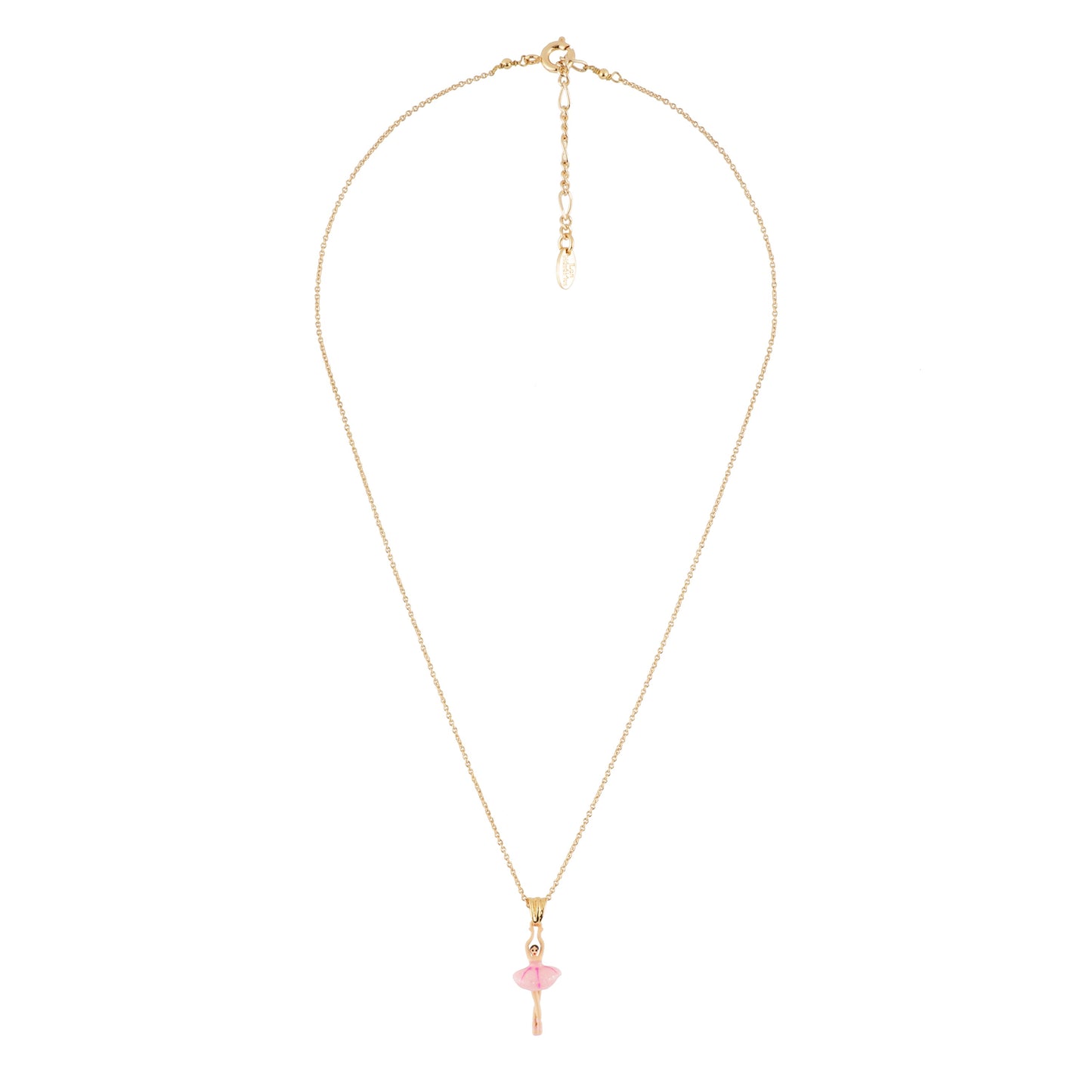 Mini Pas de Deux Ballerina Pink Necklace | AEMDD3012