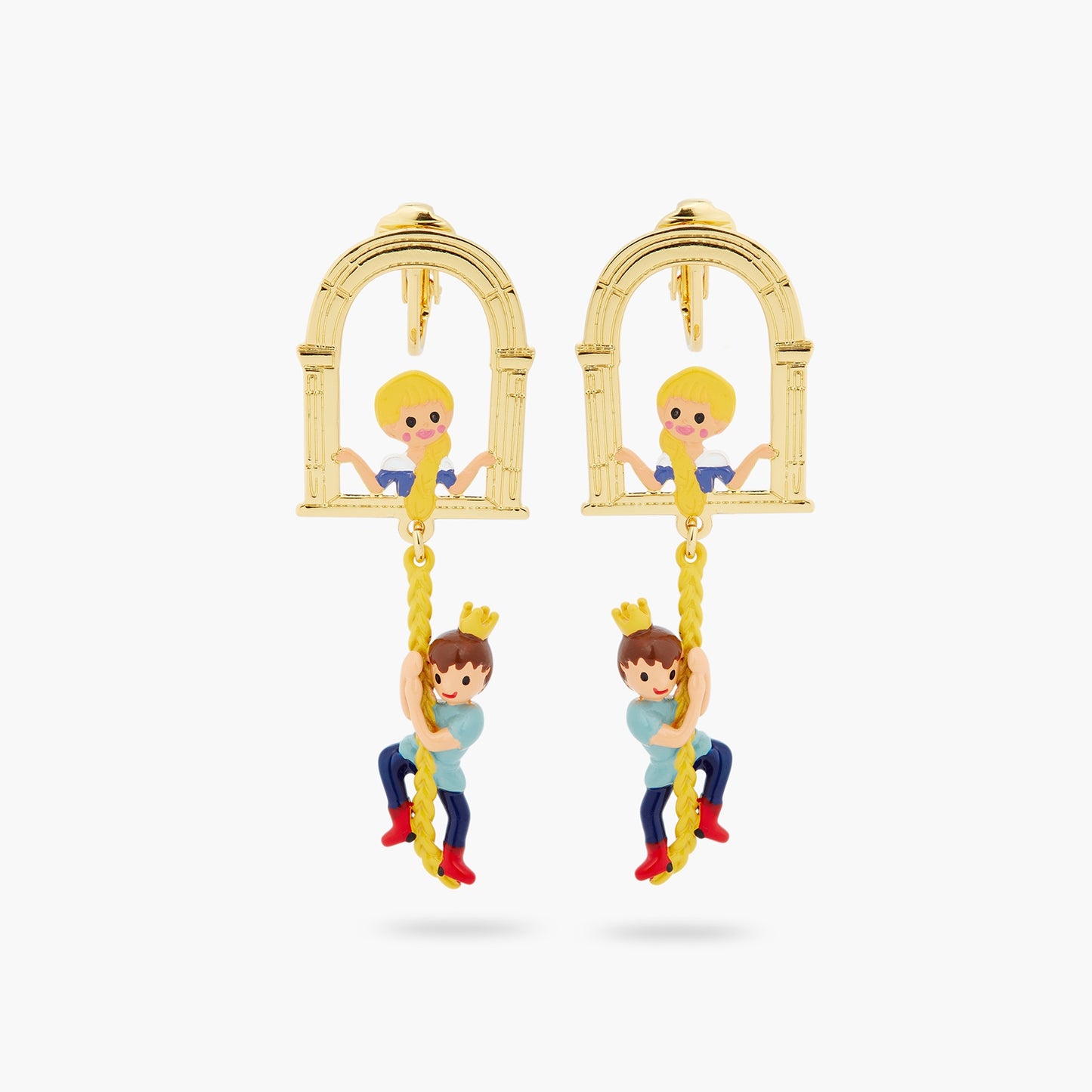 Enchanted Hair Princess And Prince Earrings | ASCE1021