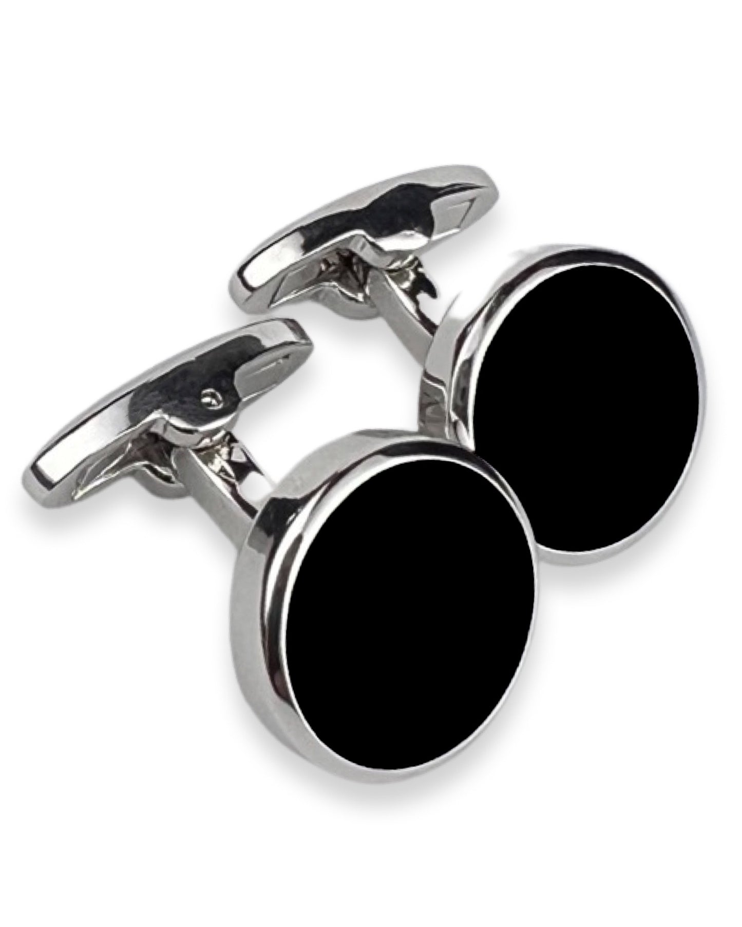 Classic Onyx Cuff Onyx Classic Round Cufflink