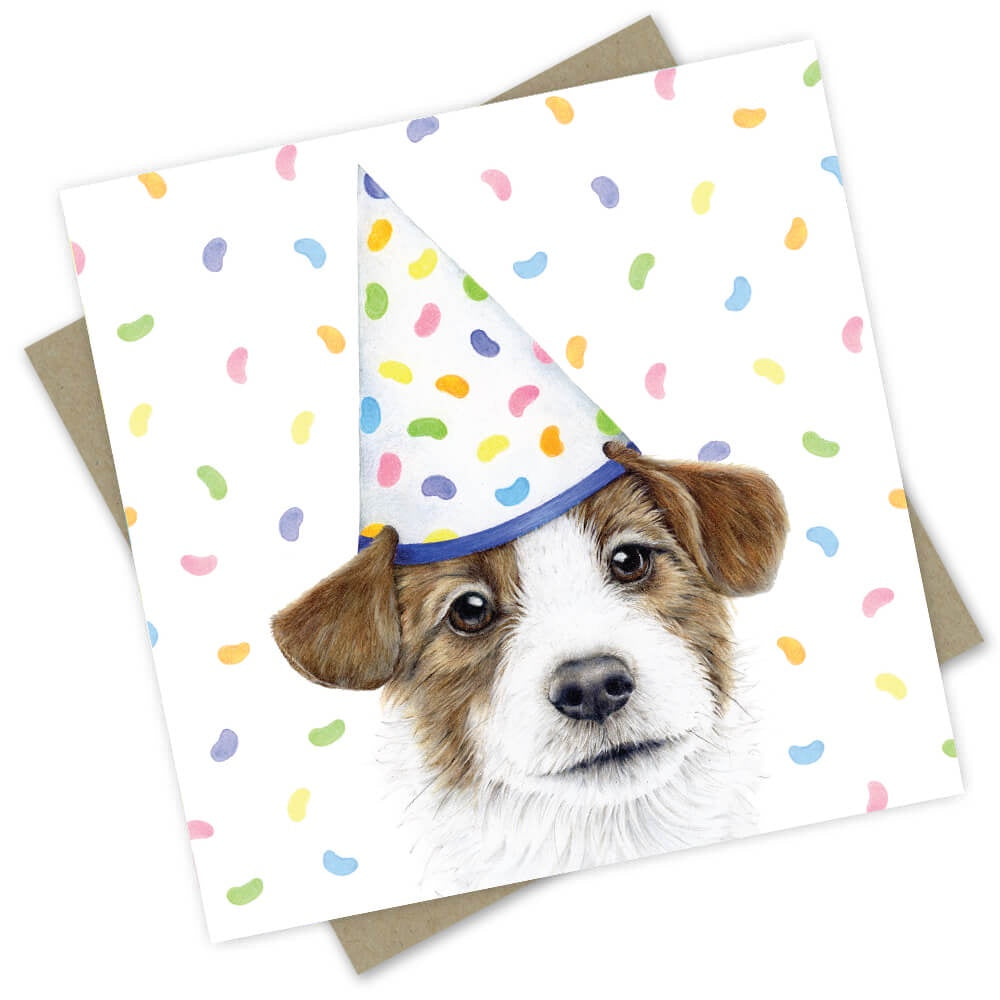 Jellybean Jack Birthday Dog Greeting Card