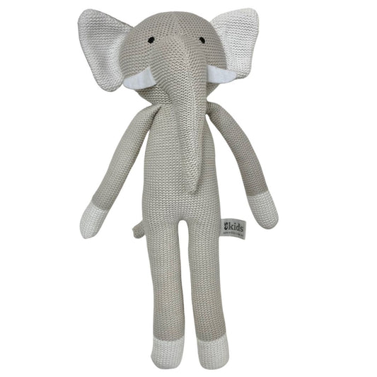 Eco Knit Animal Toy - Elephant